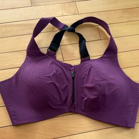 knix Other - Knix catalyst 7 bra Deep Purple Front-Zip Bra